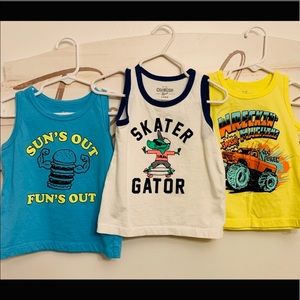 Boy 3 pc Tank Top Set. Oshkosh B’gosh